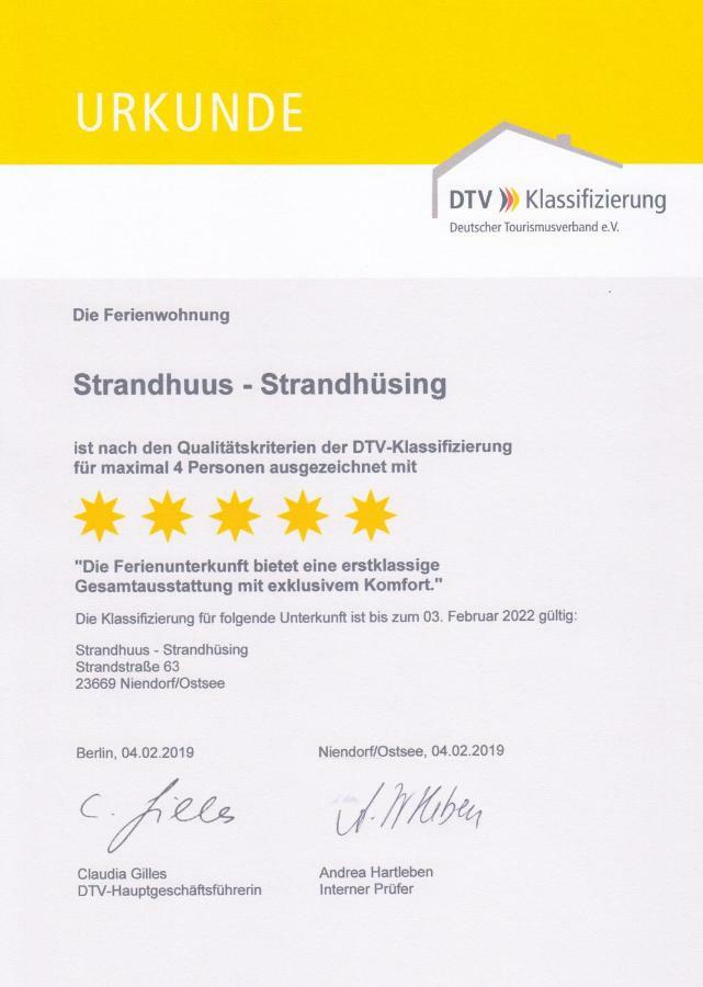 Strandhuus - Urlaub Aan De Ostsee Timmendorfer Strand Extérieur photo